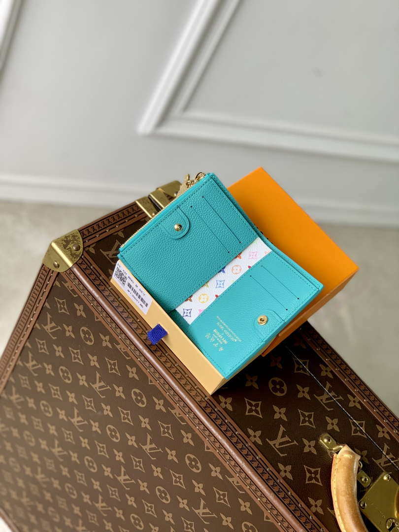 Louis Vuitton M14089 LV x TM Lisa Wallet Blue
