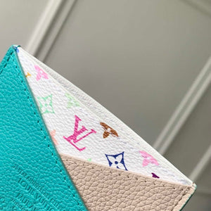 Louis Vuitton M14090 LV x TM Romy Card Holder Blue Gray - Default Title - View 6
