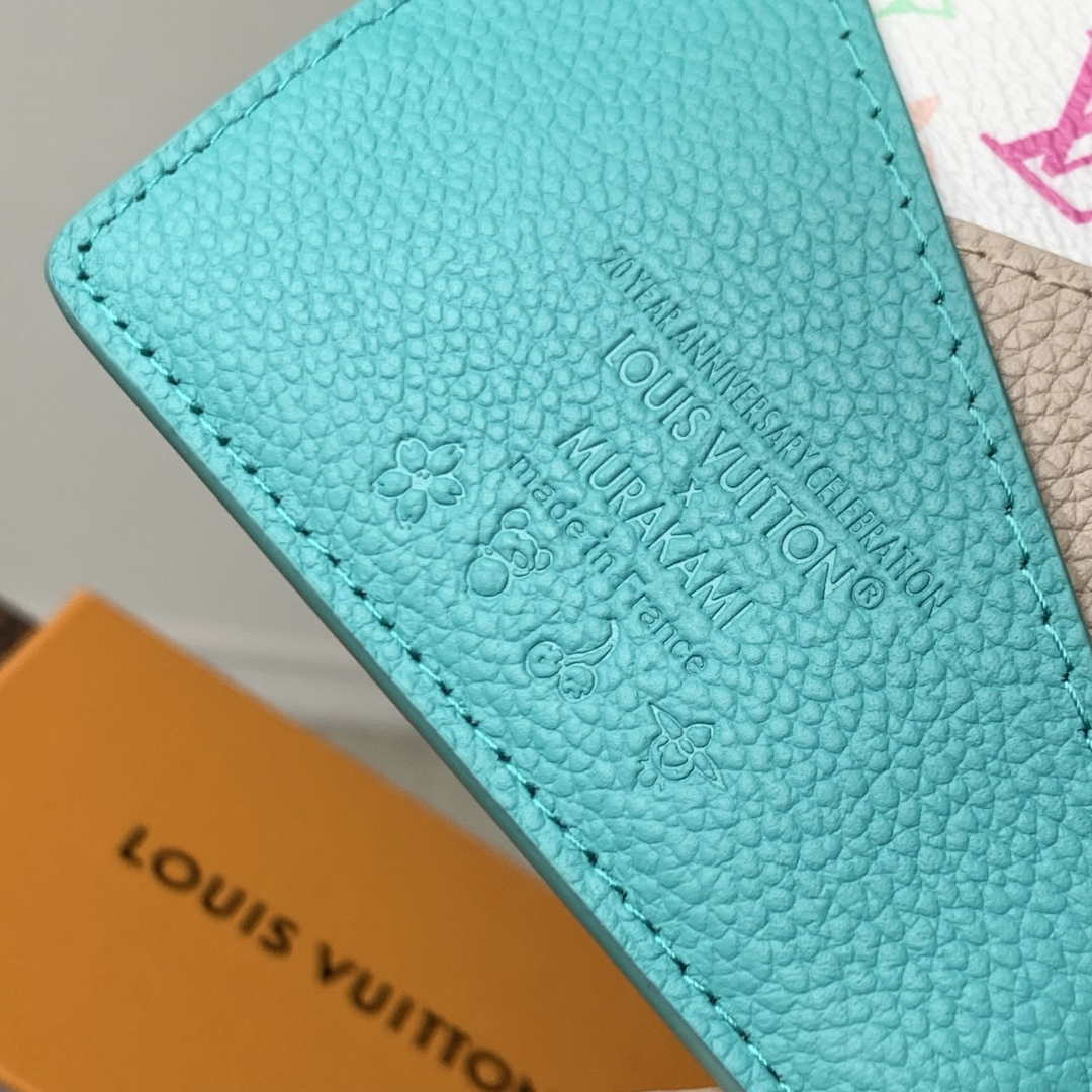 Louis Vuitton M14090 LV x TM Romy Card Holder Blue Gray - Default Title - View 8