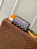Louis Vuitton M14096 LV x TM Carteira Zippy Monogram Black