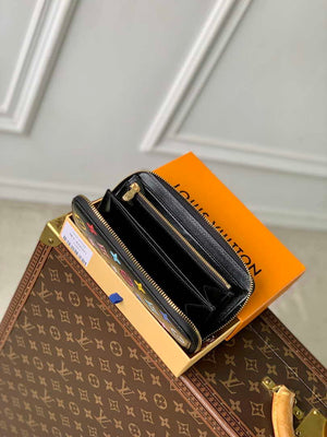 Louis Vuitton M14096 LV x TM Carteira Zippy Monogram Black - Default Title - View 9