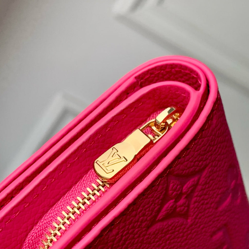 Louis Vuitton M14140 LV x TM Carteira Cl¨¦a Rose Red