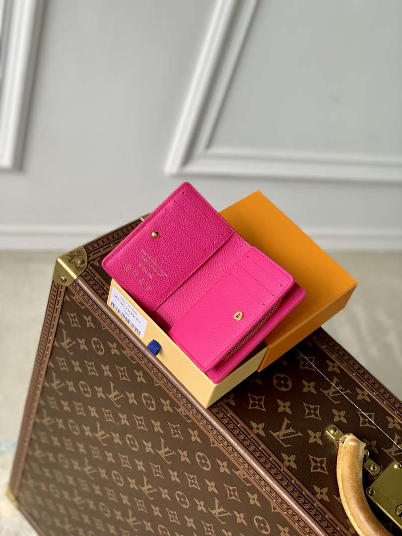Louis Vuitton M14140 LV x TM Carteira Cl¨¦a Rose Red