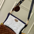 Louis Vuitton M21057 LV Maxi Multi Pochette Accessoires Bag M21056 Navy Blue and Silver - Default Title - View 1