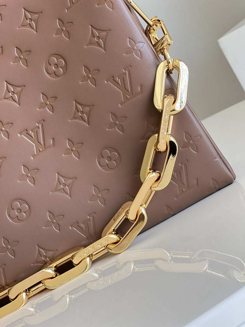 Louis Vuitton M21276 Coussin MM Bag LV M57783 Taupe Brown - Default Title - View 3