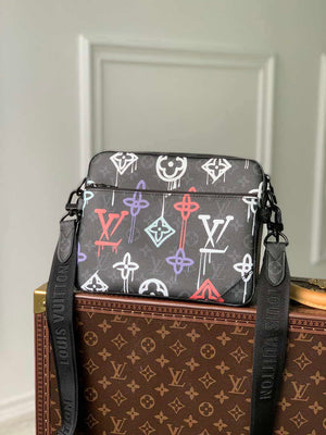 Louis Vuitton M21396 Trio Messenger Monogram LV Graffiti Orange - Default Title - View 1