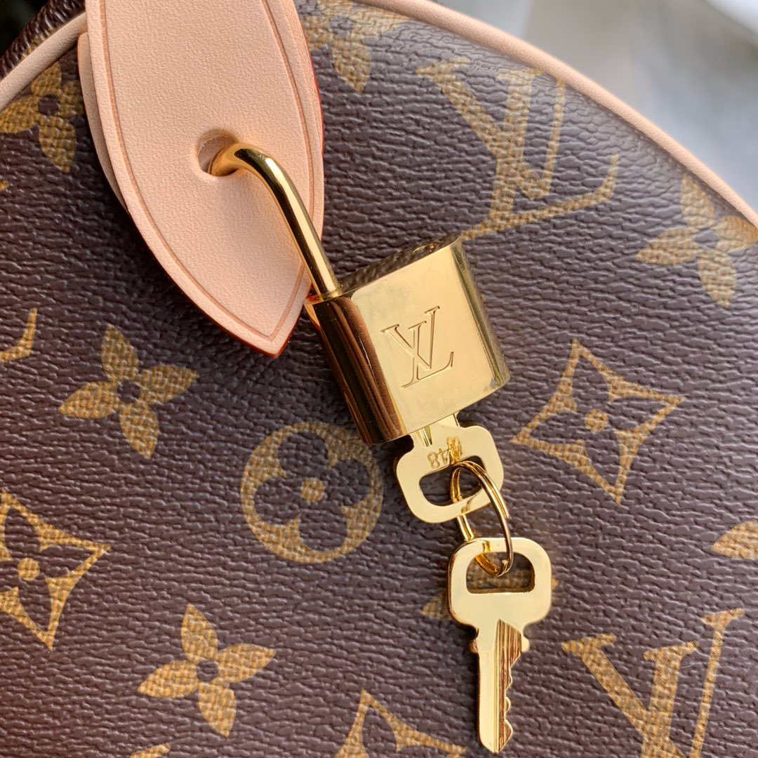 Louis Vuitton M41108 LV Speedy 30 Bag Monogram Canvas Without Strap - Default Title - View 5