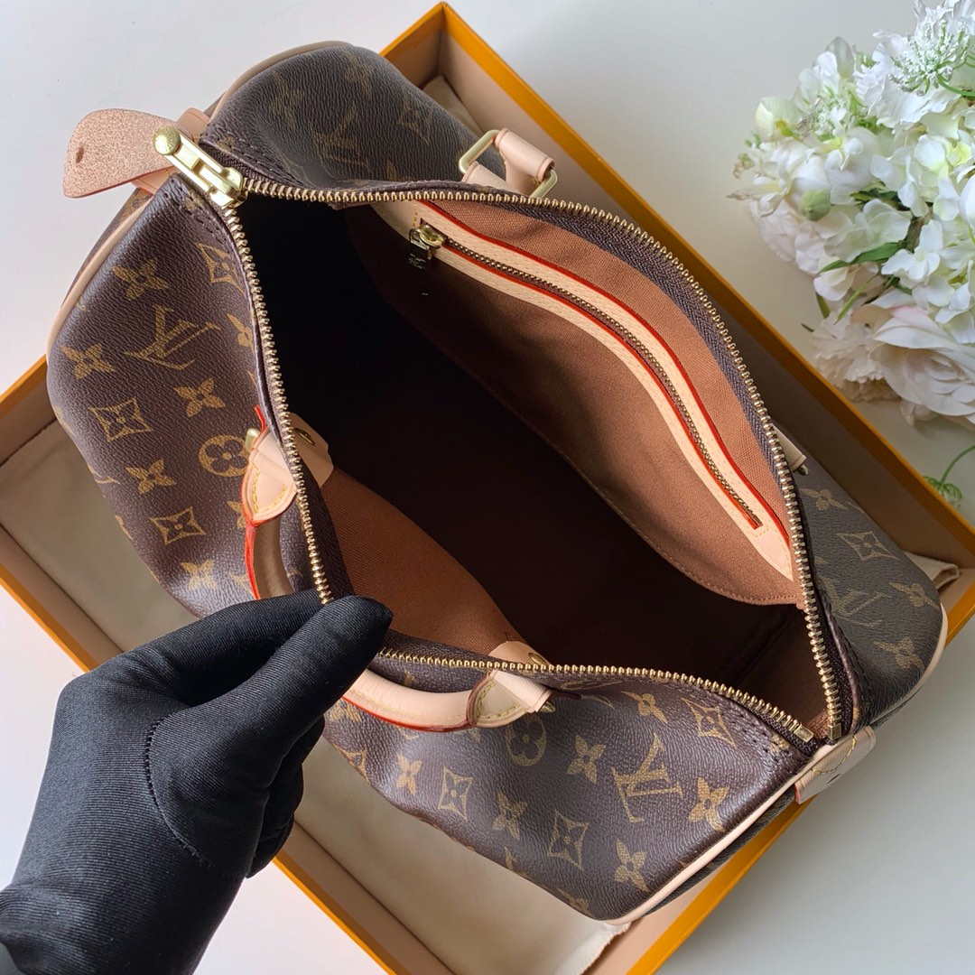 Louis Vuitton M41108 LV Speedy 30 Bag Monogram Canvas Without Strap - Default Title - View 8