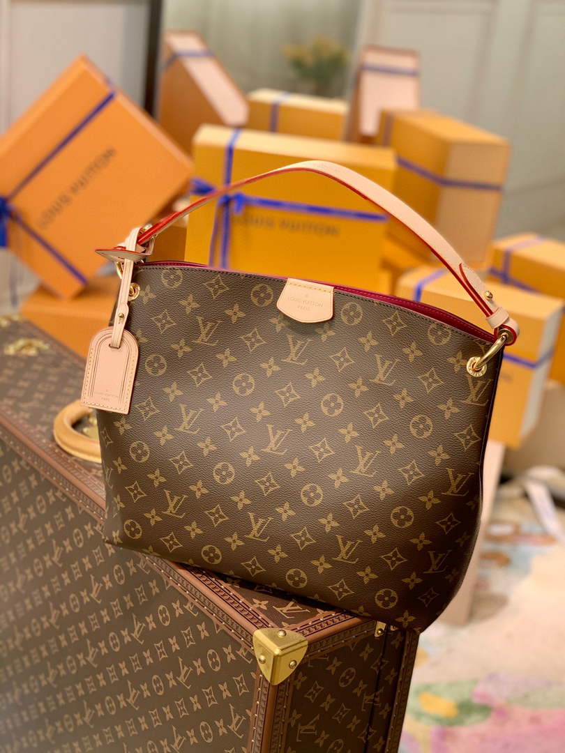 Louis Vuitton M43700 LV M43701 Graceful PM Pivoine Pink - Default Title - View 1