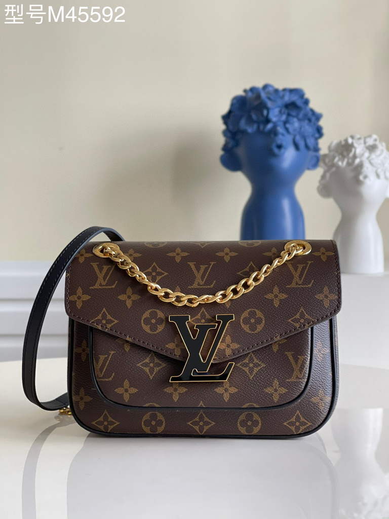 Louis Vuitton M45592 Passy Monogram LV M57888 in Brown - Default Title - View 1