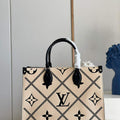 Louis Vuitton M46016 LV M46015 Onthego MM Monogram Crame - Default Title - View 1