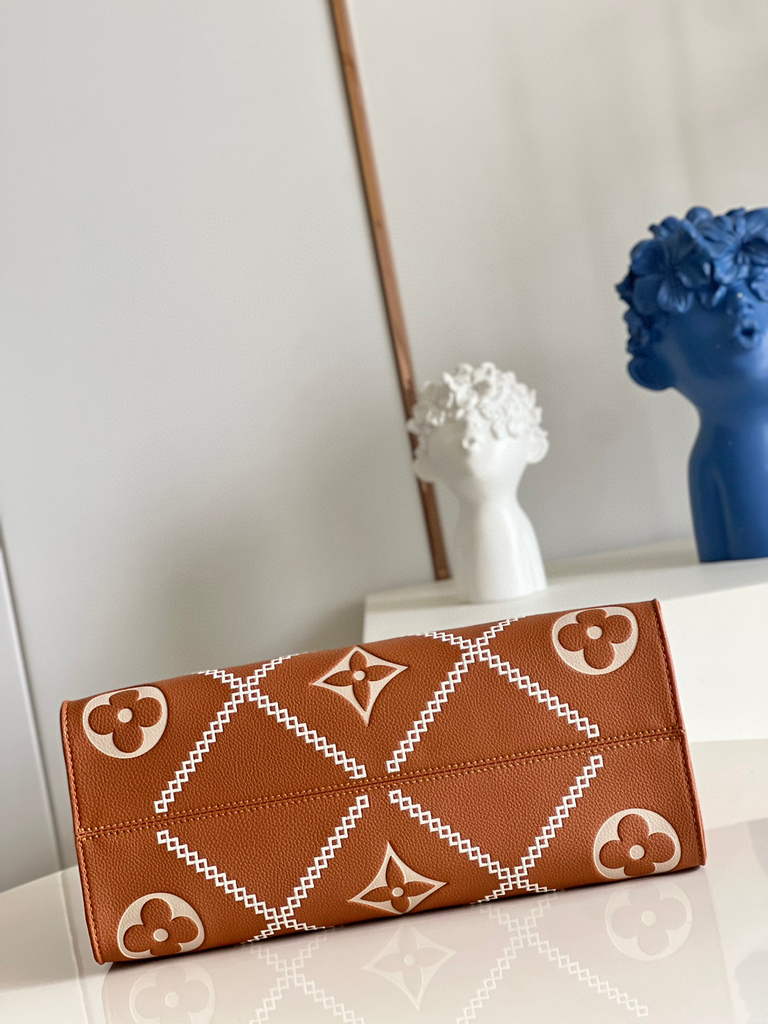 Louis Vuitton M46015 LV M46016 Onthego MM Monogram Arizona Brown - Default Title - View 2