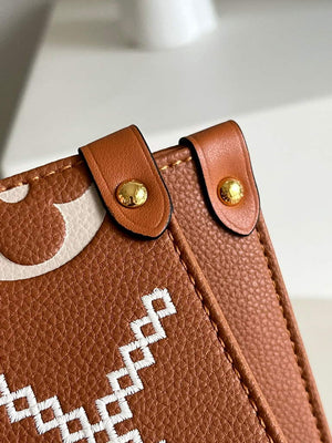 Louis Vuitton M46015 LV M46016 Onthego MM Monogram Arizona Brown - Default Title - View 6