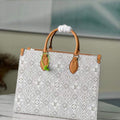 Louis Vuitton M59614 LV M46015 Onthego MM Monogram White - Default Title - View 1