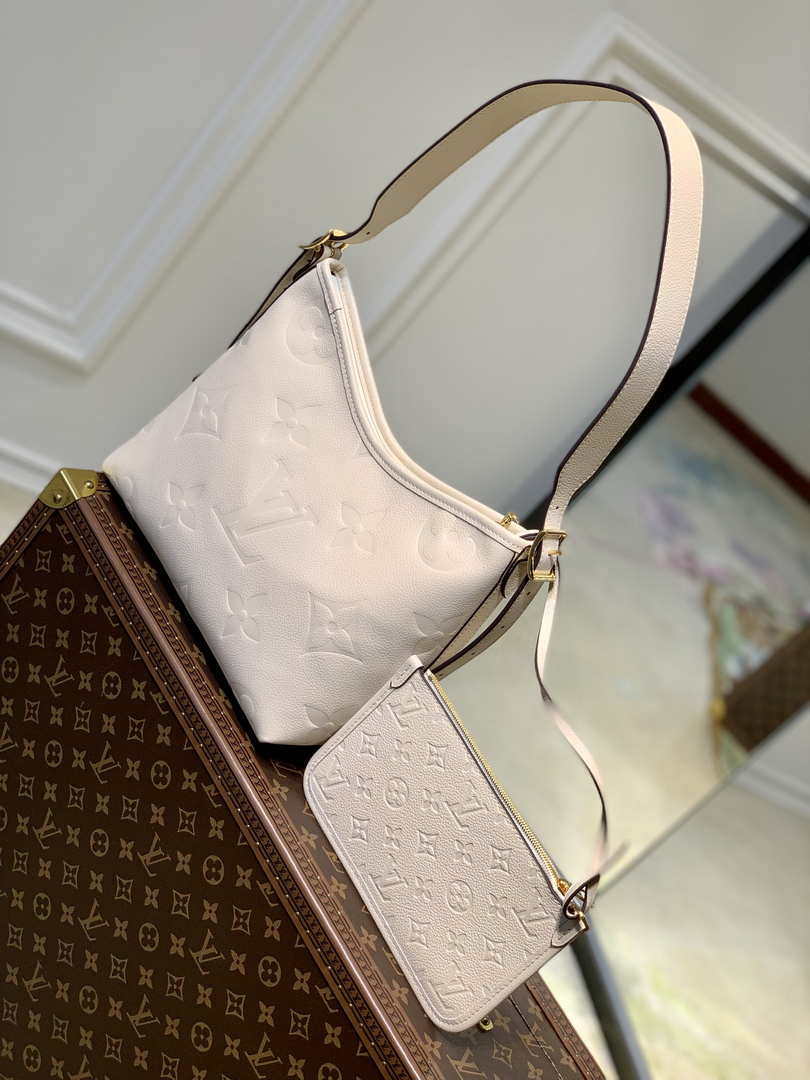 Louis Vuitton M46293 LV Carryall PM monogram Cr¨¨me  Biege