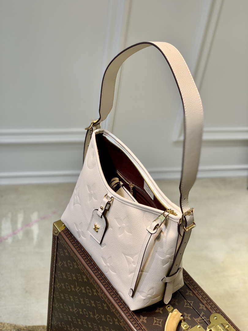Louis Vuitton M46293 LV Carryall PM monogram Cr¨¨me  Biege