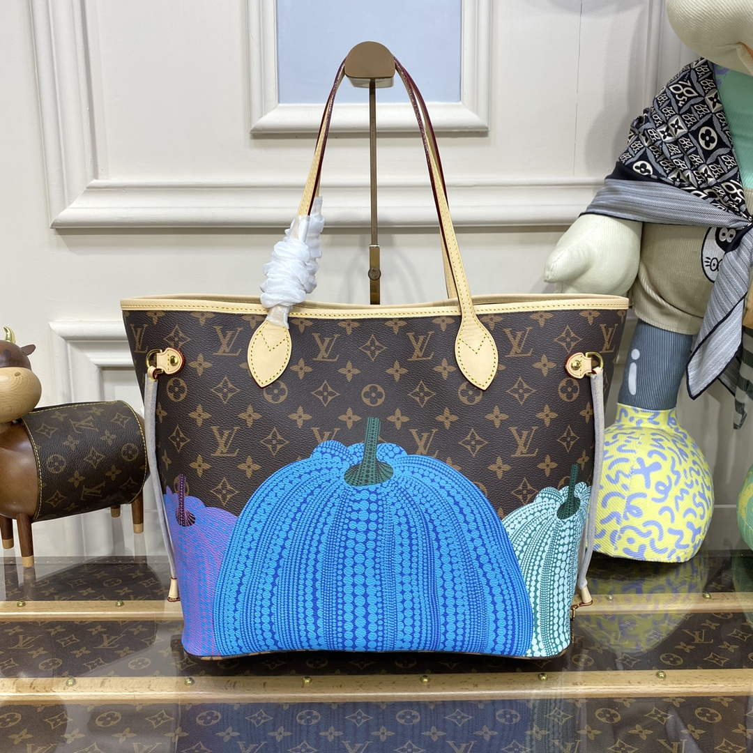 Louis Vuitton M46468 LV x YK Neverfull MM Bag - Default Title - View 2