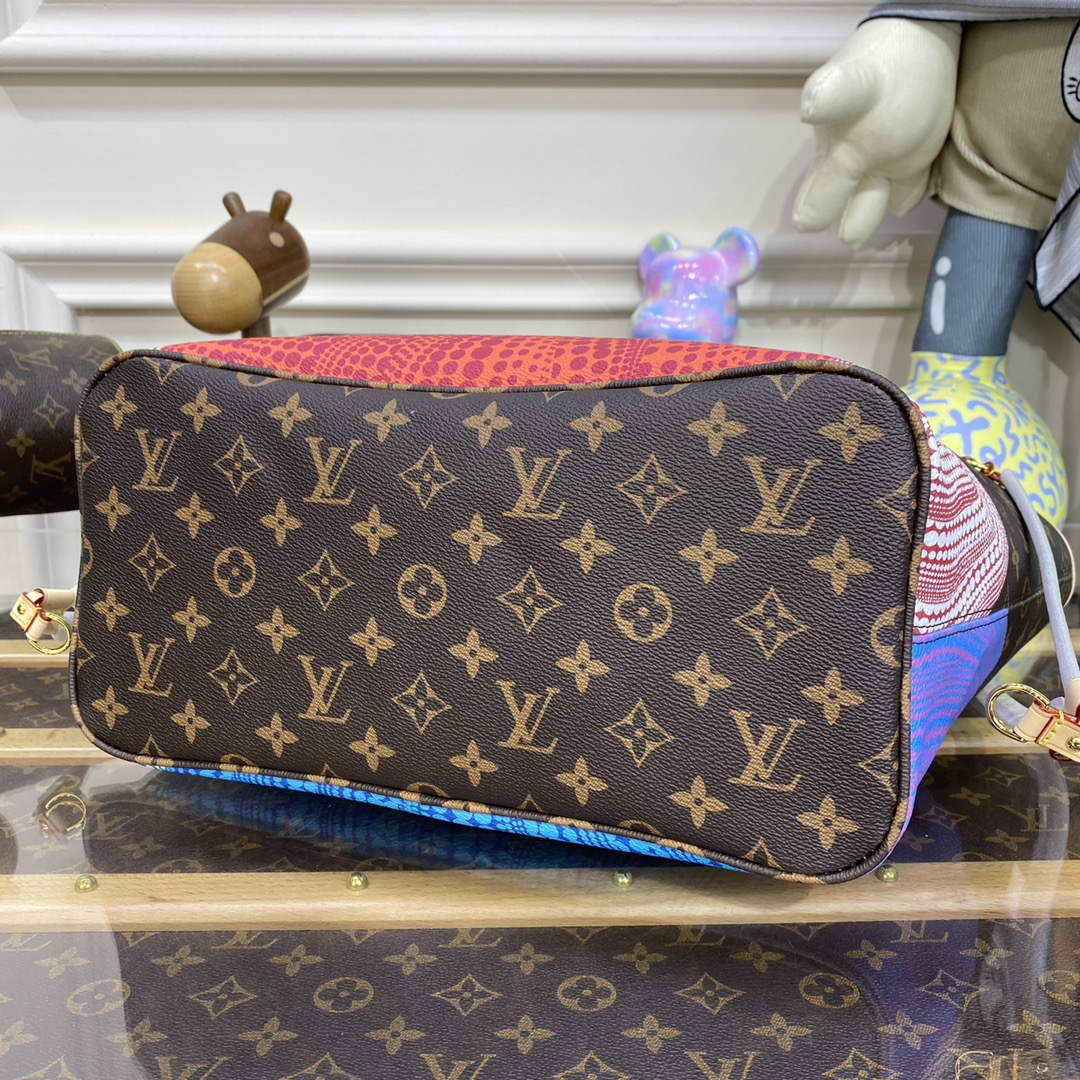 Louis Vuitton M46468 LV x YK Neverfull MM Bag - Default Title - View 4
