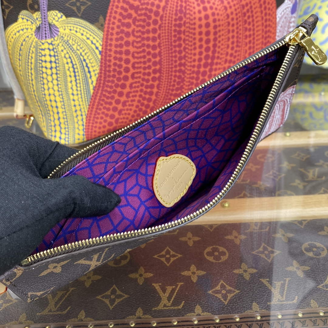 Louis Vuitton M46468 LV x YK Neverfull MM Bag - Default Title - View 6