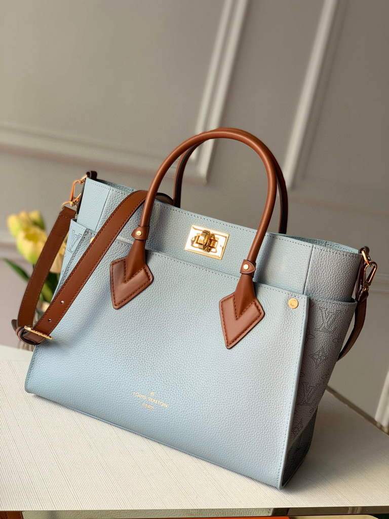 Louis Vuitton M55302 LV M53823 on my side MM M53825  High end Leathers Bag Lake Blue