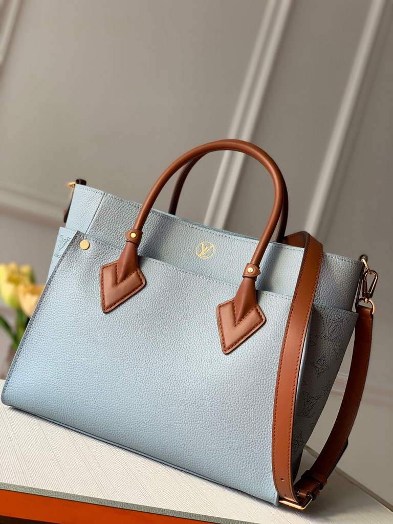 Louis Vuitton M55302 LV M53823 on my side MM M53825  High end Leathers Bag Lake Blue
