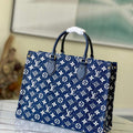 Louis Vuitton M59608 OnTheGo MM Tote bag Monogram Blue - Default Title - View 1