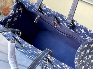 Louis Vuitton M59608 OnTheGo MM Tote bag Monogram Blue - Default Title - View 8