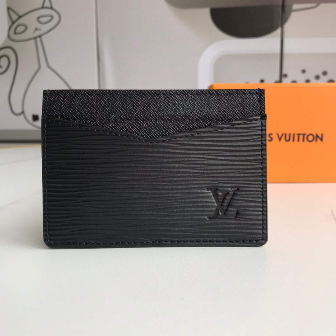 LV N62666 Louis Vuitton M60166 Neo Porte Cartes Wallets Black - Default Title - View 1