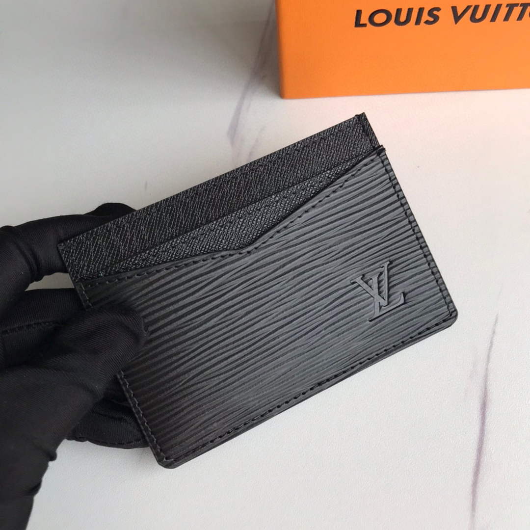 LV N62666 Louis Vuitton M60166 Neo Porte Cartes Wallets Black