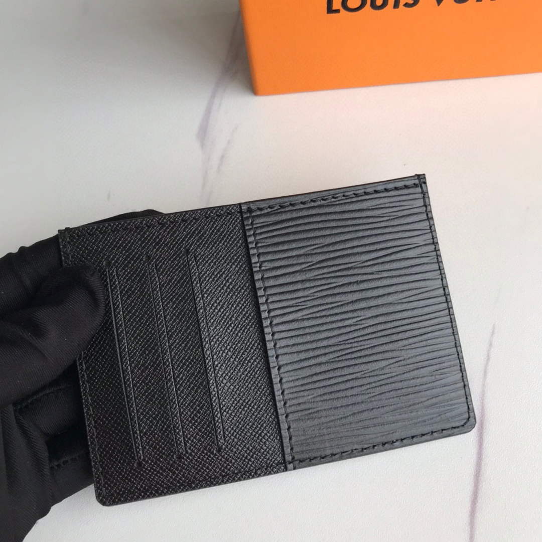 LV N62666 Louis Vuitton M60166 Neo Porte Cartes Wallets Black