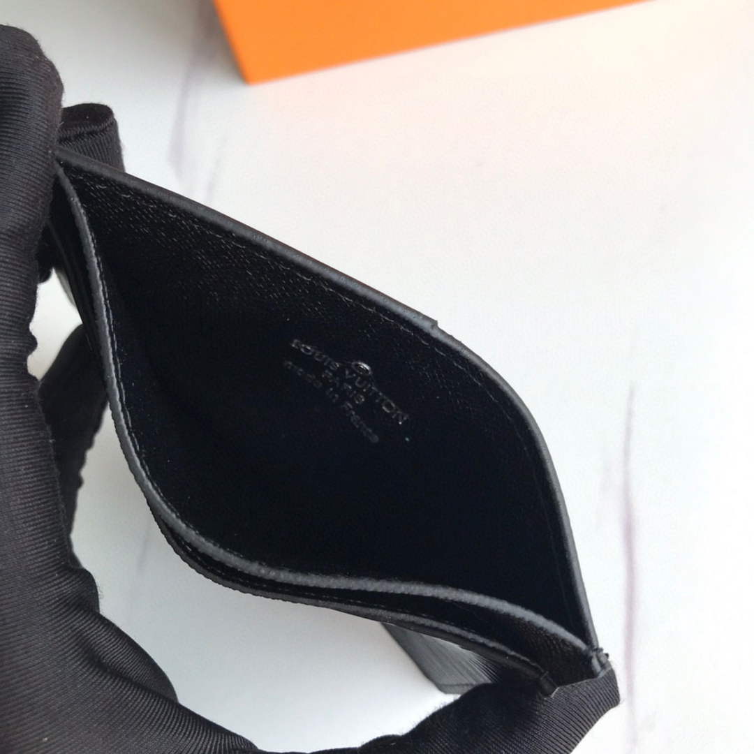 LV N62666 Louis Vuitton M60166 Neo Porte Cartes Wallets Black