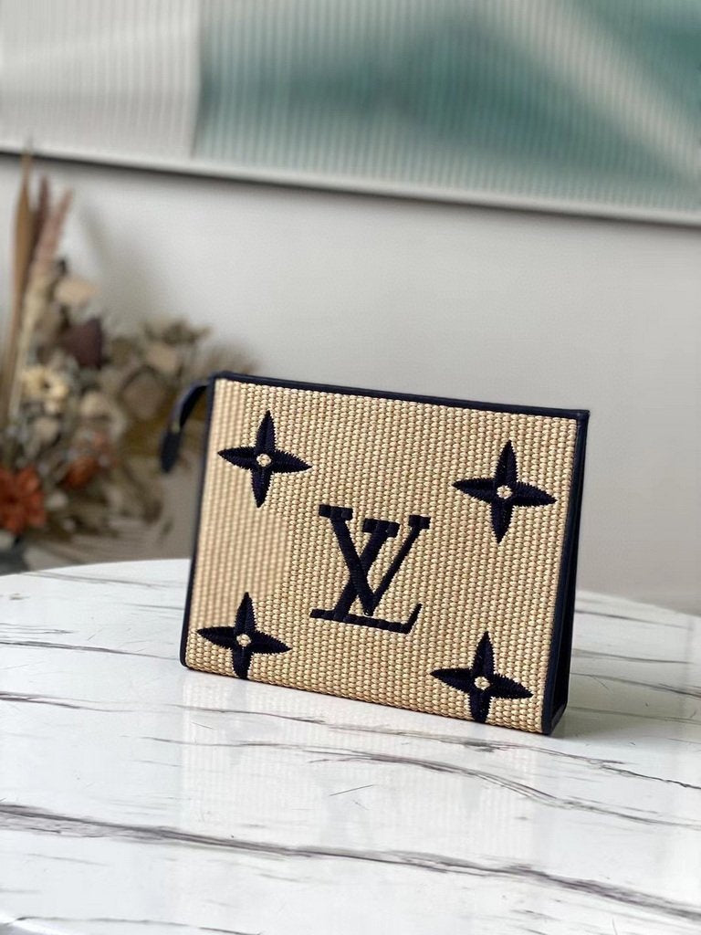LV M80352 Louis Vuitton M80351  Toiletry Pouch 26 Monogram Canvas Blue
