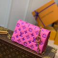 Louis Vuitton M80745 Pochette Coussin LV M80742 Pink Purple