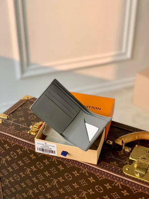 Louis Vuitton M81026 Multiple Wallet LV aerogram Gray - Default Title - View 5