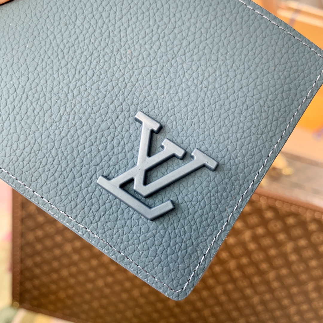 Louis Vuitton M81026 Multiple Wallet LV aerogram Navy Blue - Default Title - View 5