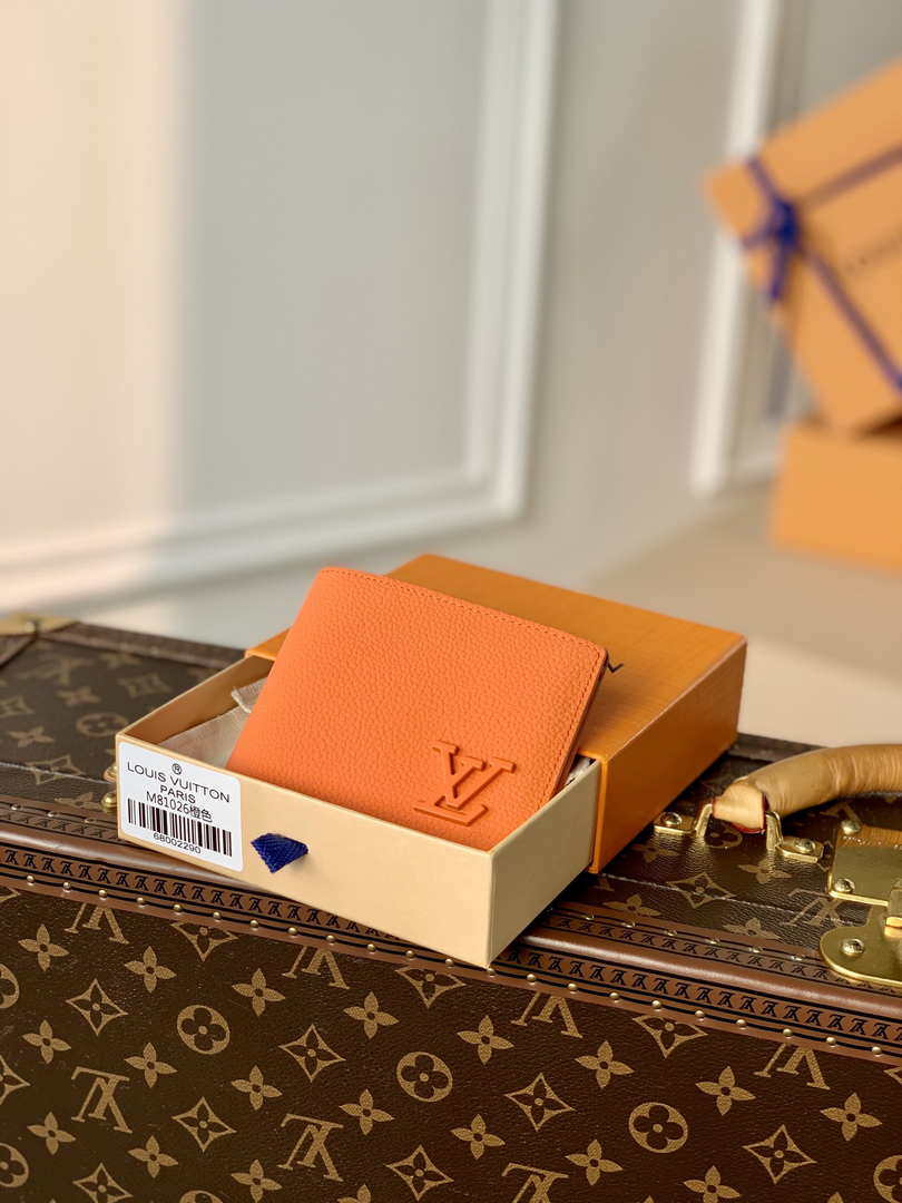 Louis Vuitton M81026 Multiple Wallet LV aerogram Orange - Default Title - View 1