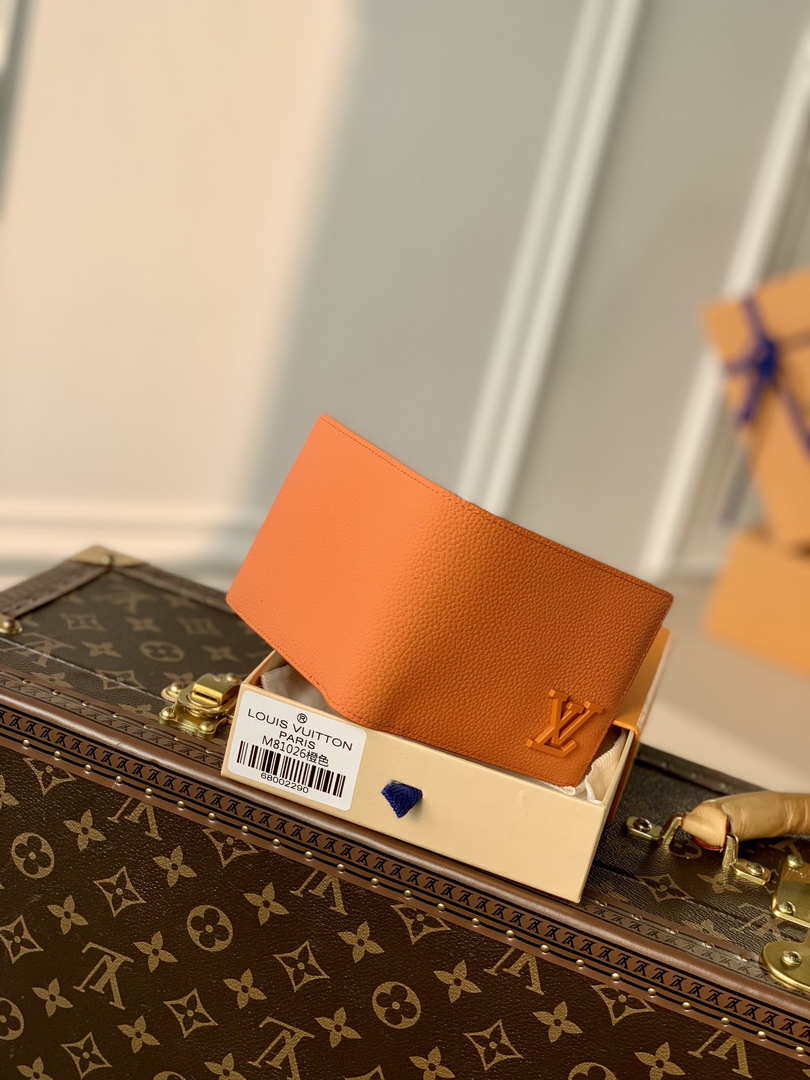 Louis Vuitton M81026 Multiple Wallet LV aerogram Orange - Default Title - View 3