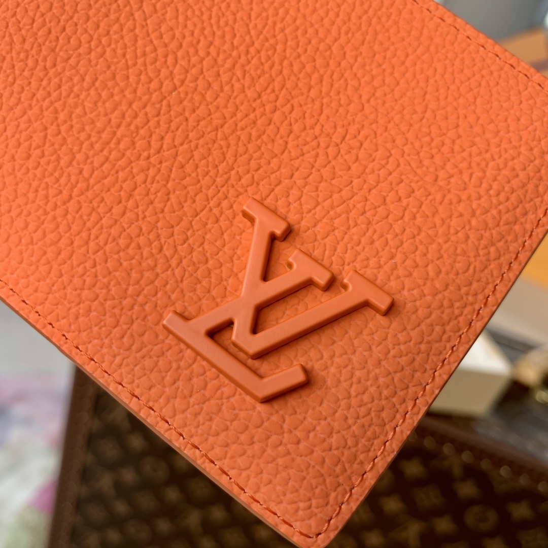 Louis Vuitton M81026 Multiple Wallet LV aerogram Orange - Default Title - View 4