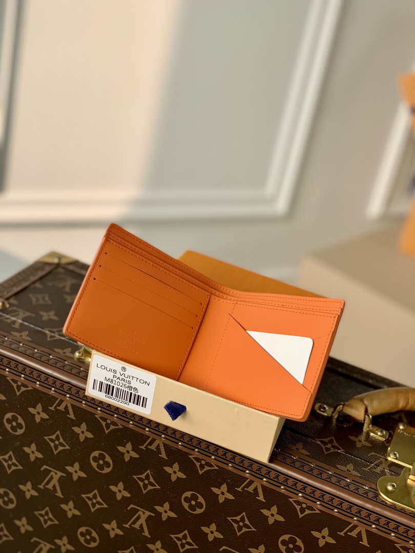 Louis Vuitton M81026 Multiple Wallet LV aerogram Orange - Default Title - View 5