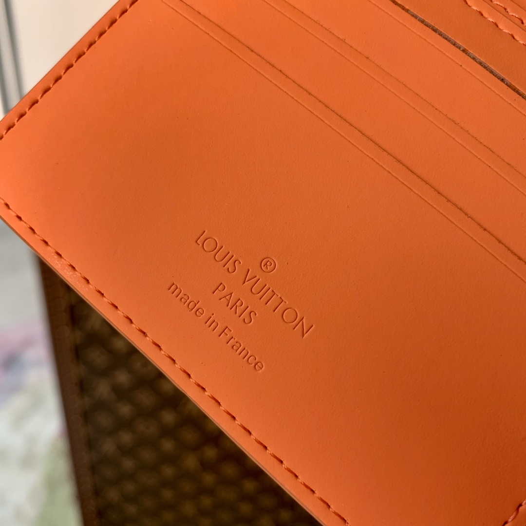 Louis Vuitton M81026 Multiple Wallet LV aerogram Orange