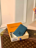 Louis Vuitton M81028 Pocket Organizer LV aerogram Blue