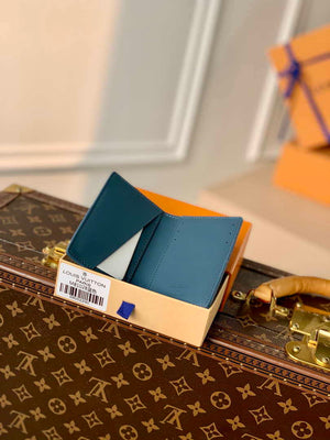 Louis Vuitton M81028 Pocket Organizer LV aerogram Blue - Default Title - View 5