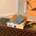 Louis Vuitton M81028 Pocket Organizer LV aerogram Gray - Default Title - View 1