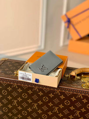 Louis Vuitton M81028 Pocket Organizer LV aerogram Gray - Default Title - View 1