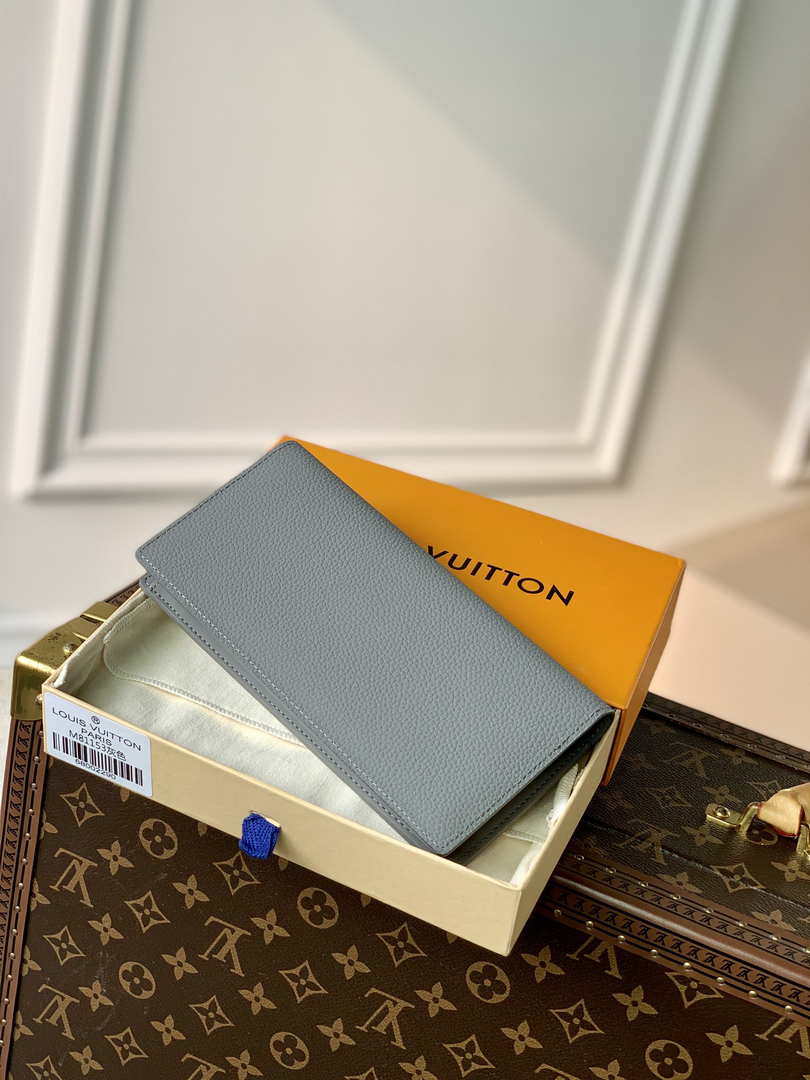 Louis Vuitton M81153 Brazza Organizer LV aerogram Gray