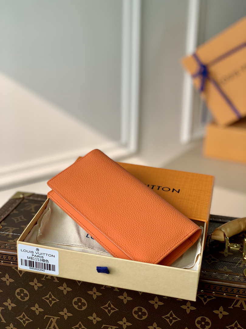 Louis Vuitton M81153 Brazza LV aerogram Orange