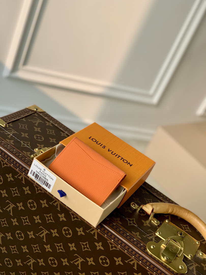 Louis Vuitton M81028 Pocket Organizer LV aerogram Orange