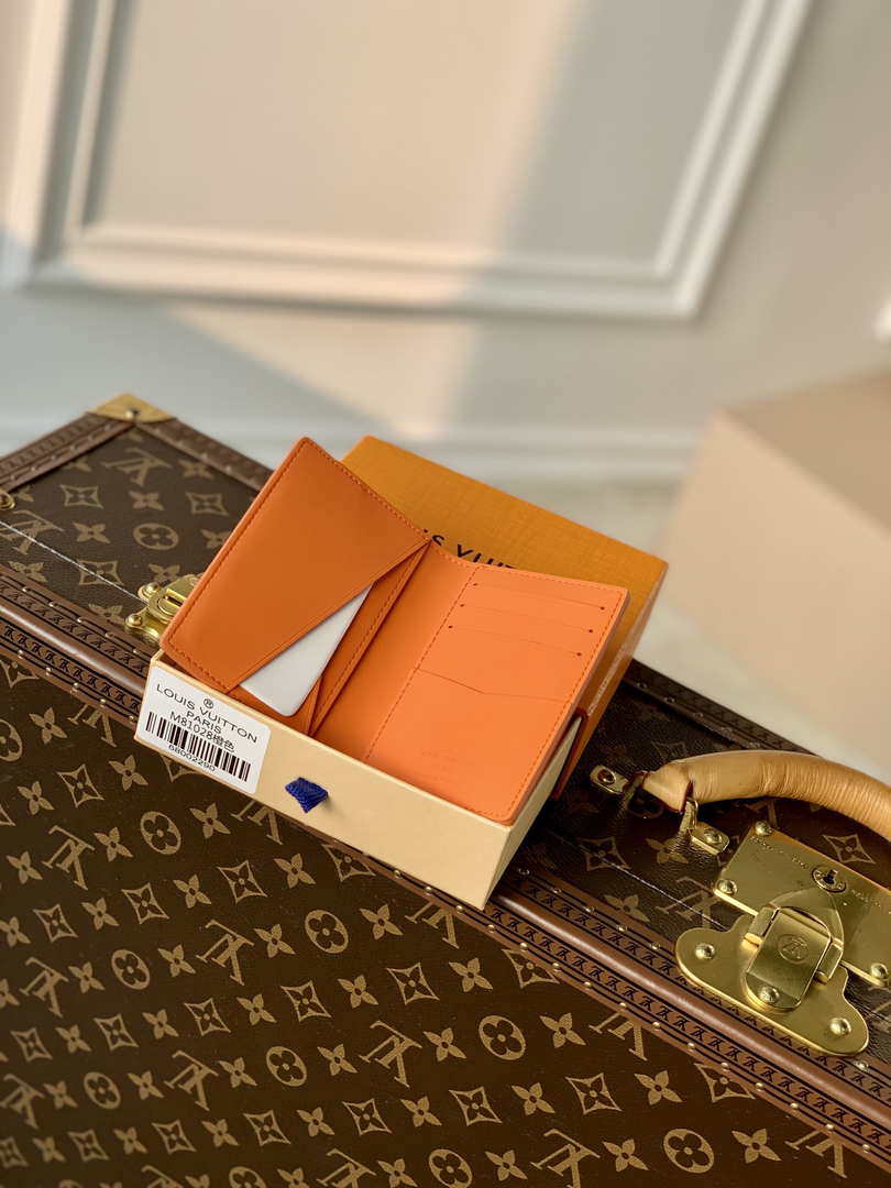 Louis Vuitton M81028 Pocket Organizer LV aerogram Orange