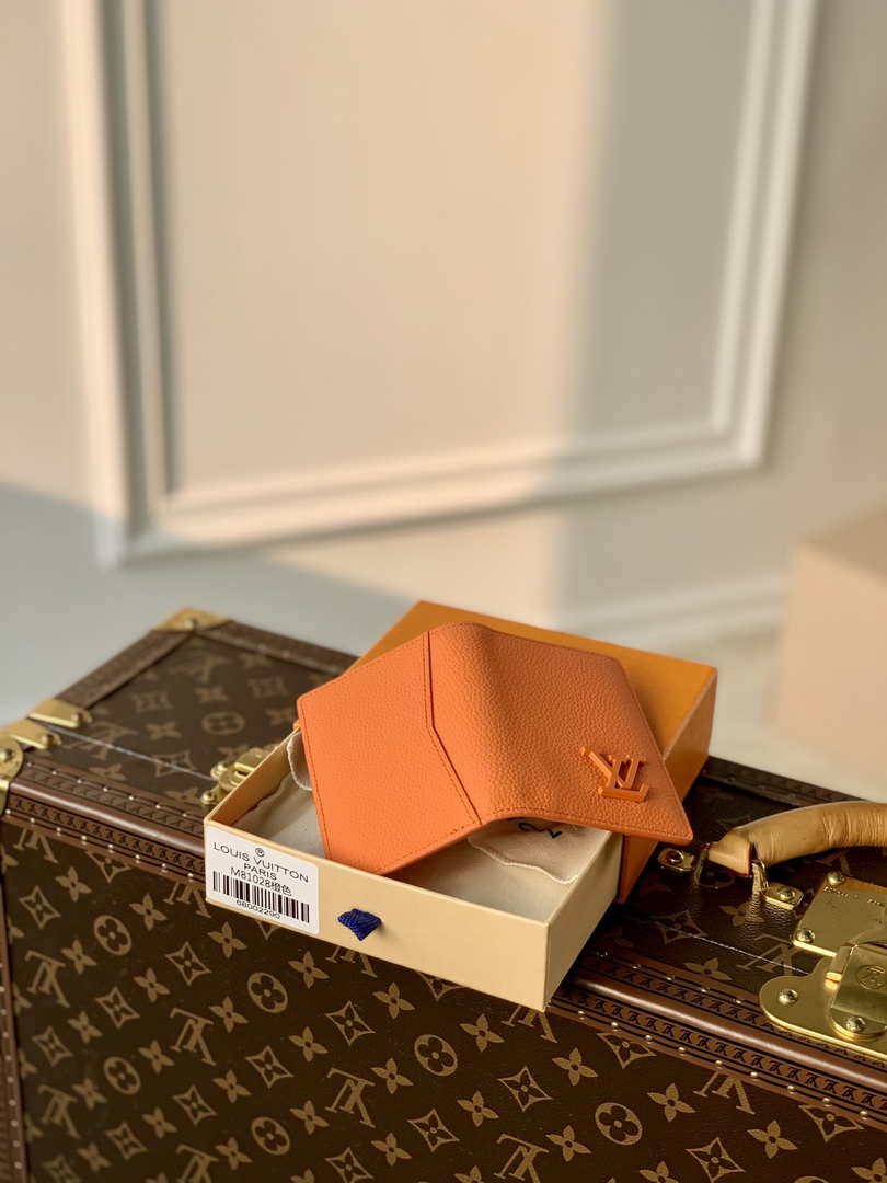 Louis Vuitton M81028 Pocket Organizer LV aerogram Orange