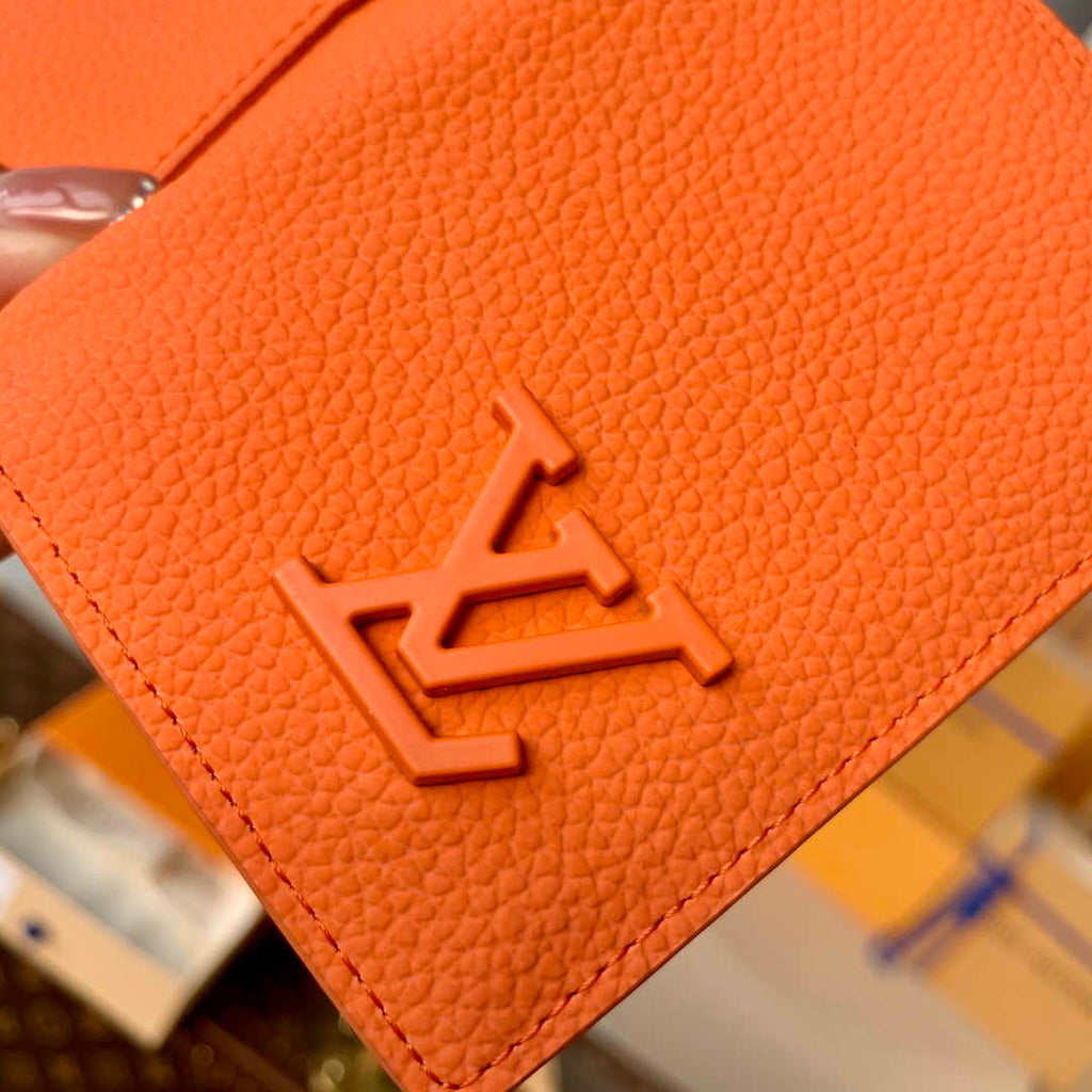 Louis Vuitton M81028 Pocket Organizer LV aerogram Orange